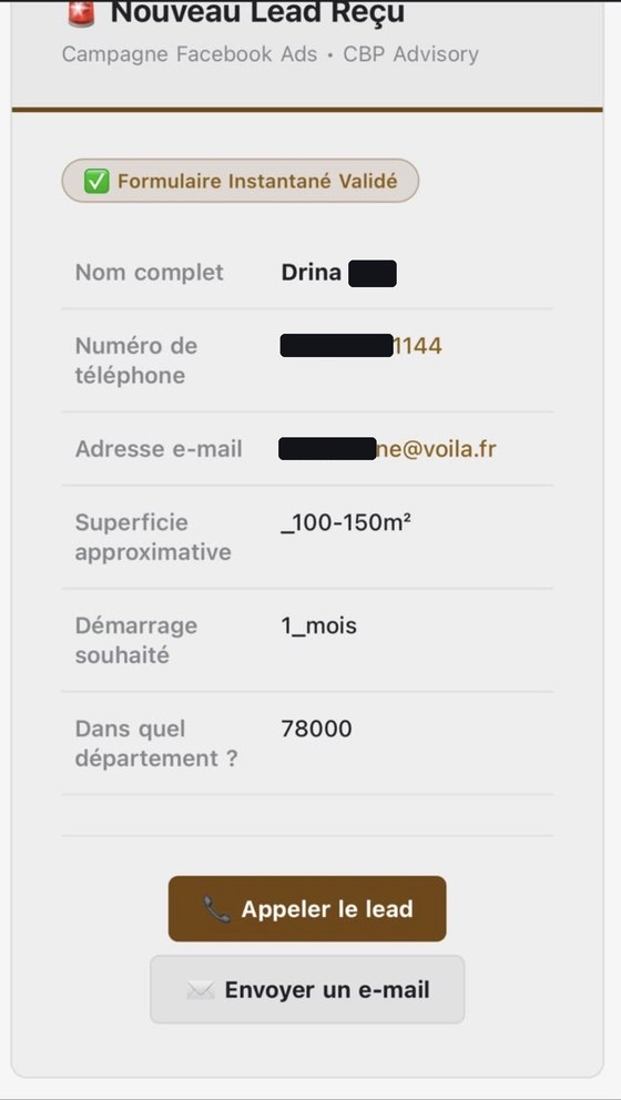 Lead 100 à 150 m², Yvelines, démarrage sous 1 mois